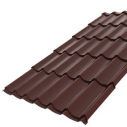 Металлочерепица Монтеррей 2,95х1,19 (ПРМ-8017-0,5) шоколад